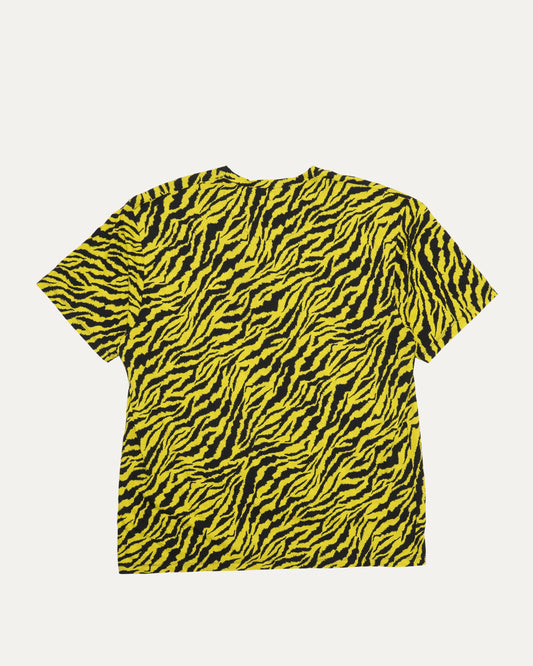 Neon Zebra Print Logo T-Shirt