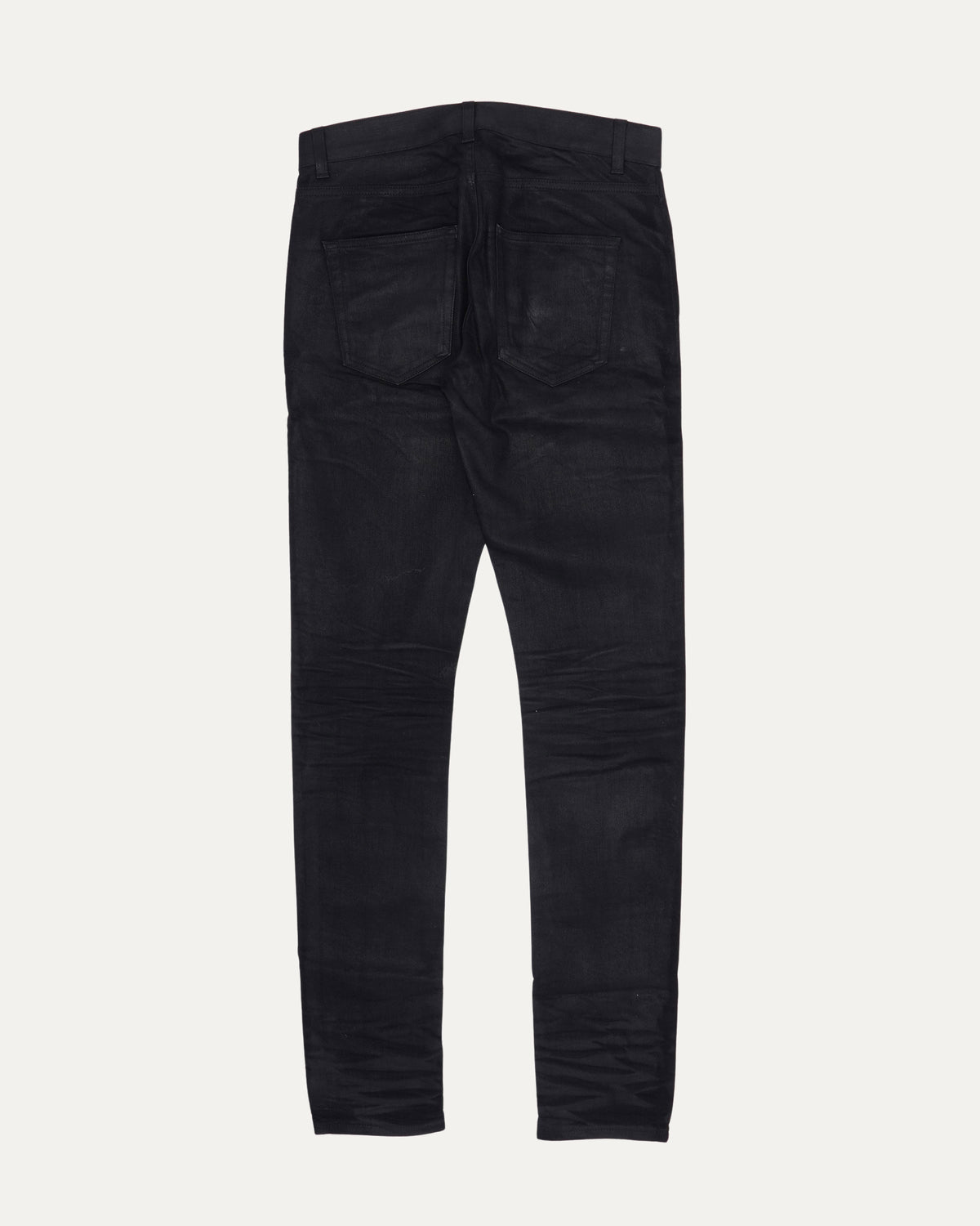 Waxed Skinny Jeans