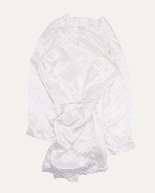 Silk Monogram Robe