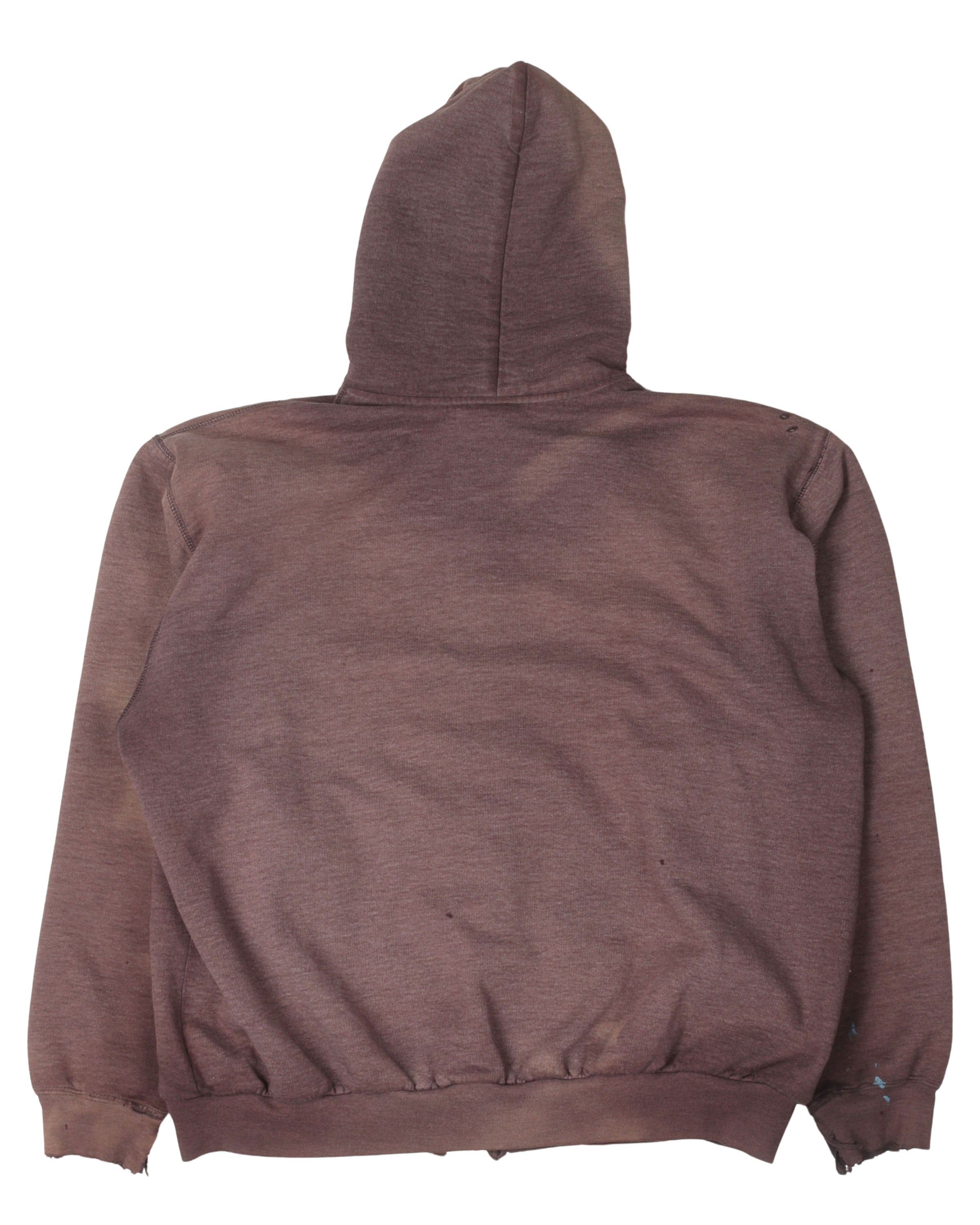 Carhartt Faded Distressed Thermal Hoodie