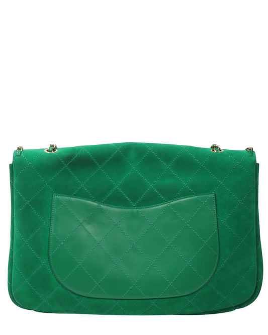 Pharrell Suede Lambskin XXL Flap Bag