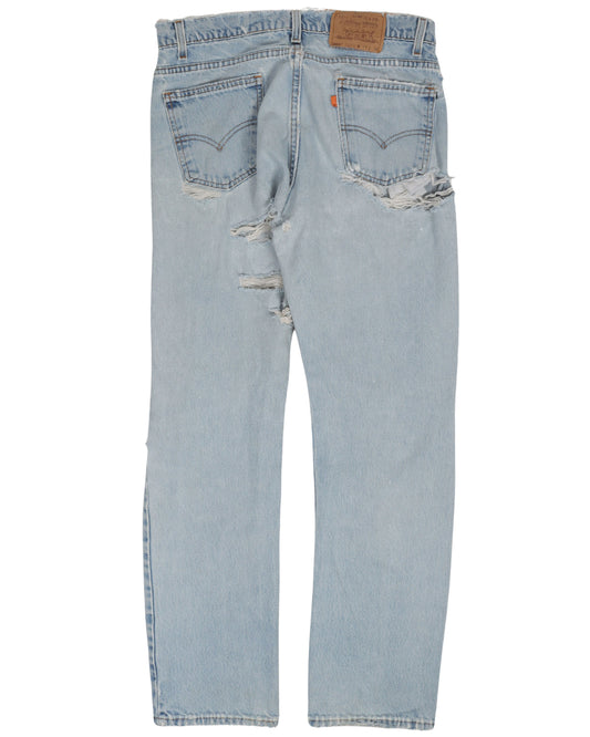 Levi's 505 Orange Tab Jeans