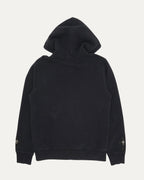 Silver Embellished Cross Patch Zip Up Hoodie