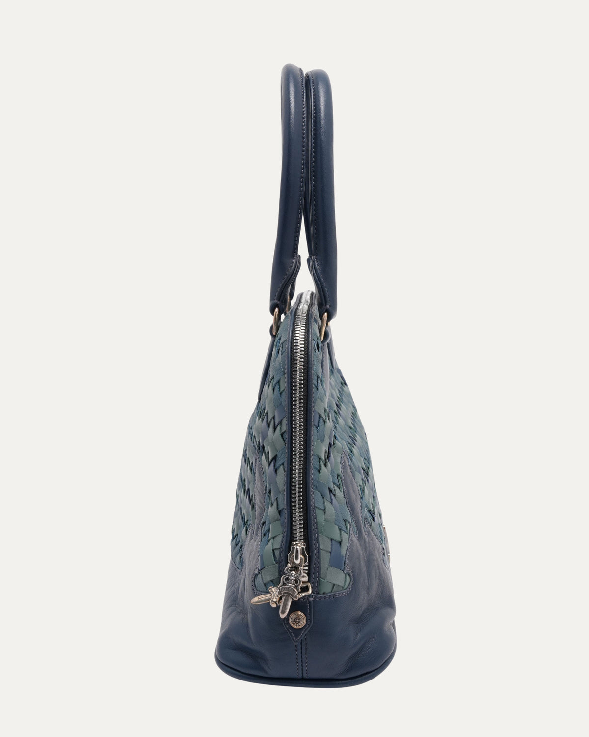 Small Woven Slouchy Mo Bag