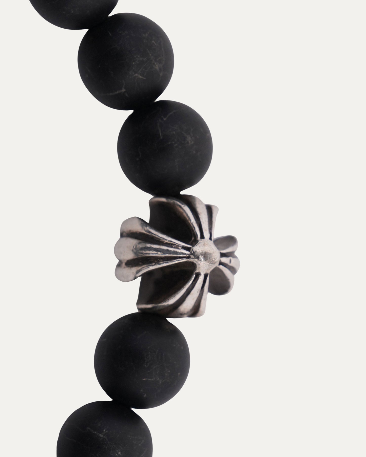 6mm Plus Cross Bead Bracelet
