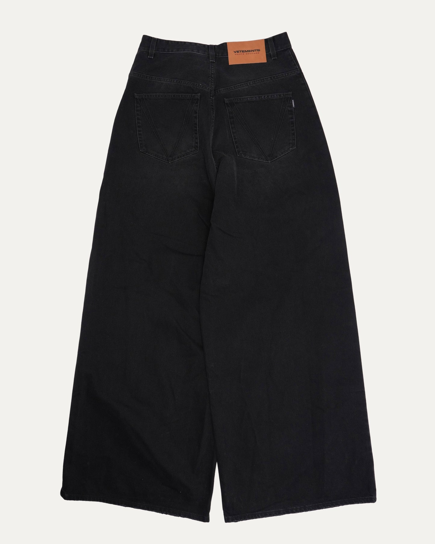 Baggy Layered Flare Jeans