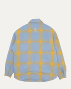 Plaid Quilted Shirt Jacket