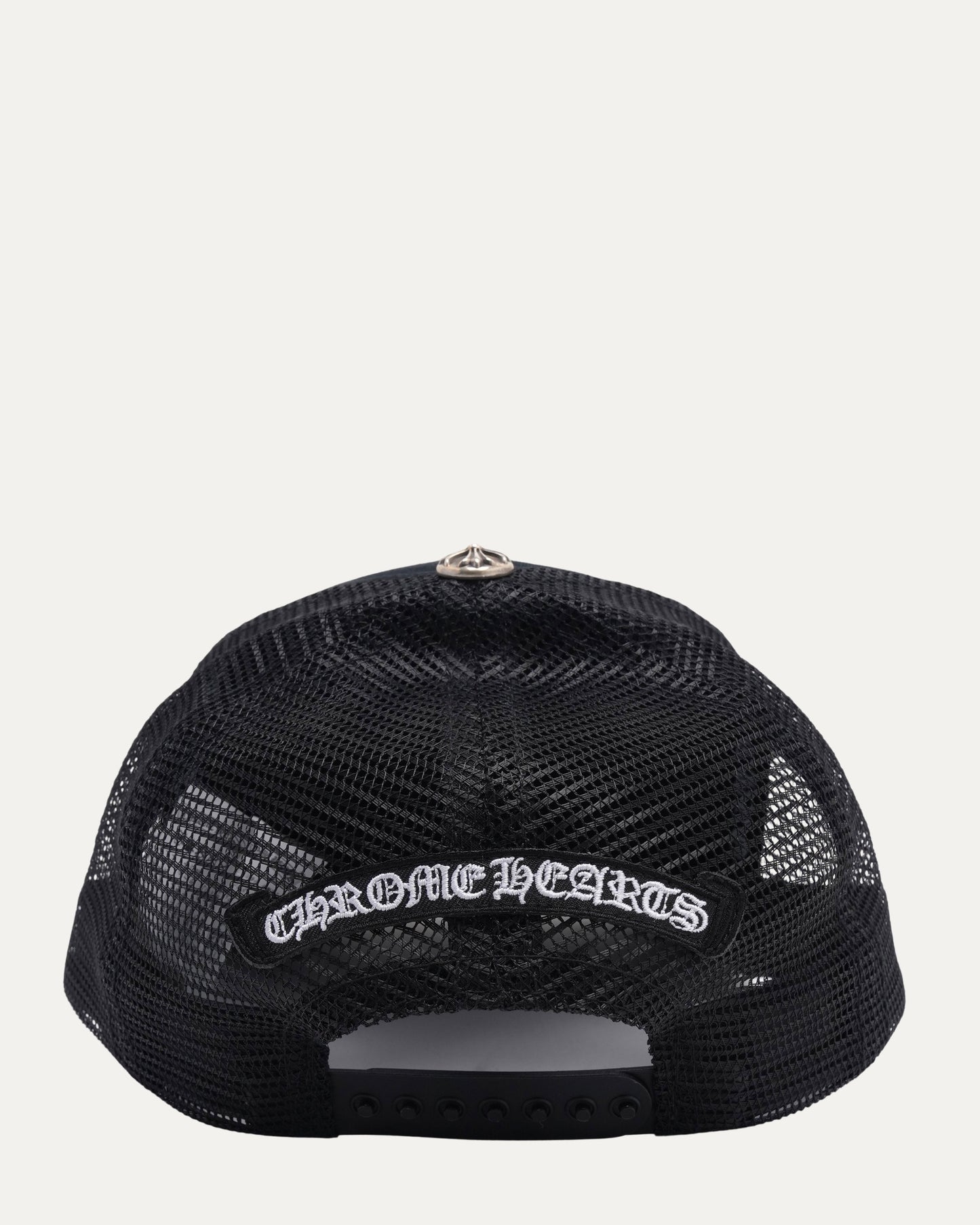 Pony Hair Cemetery Cross Patch Trucker Hat