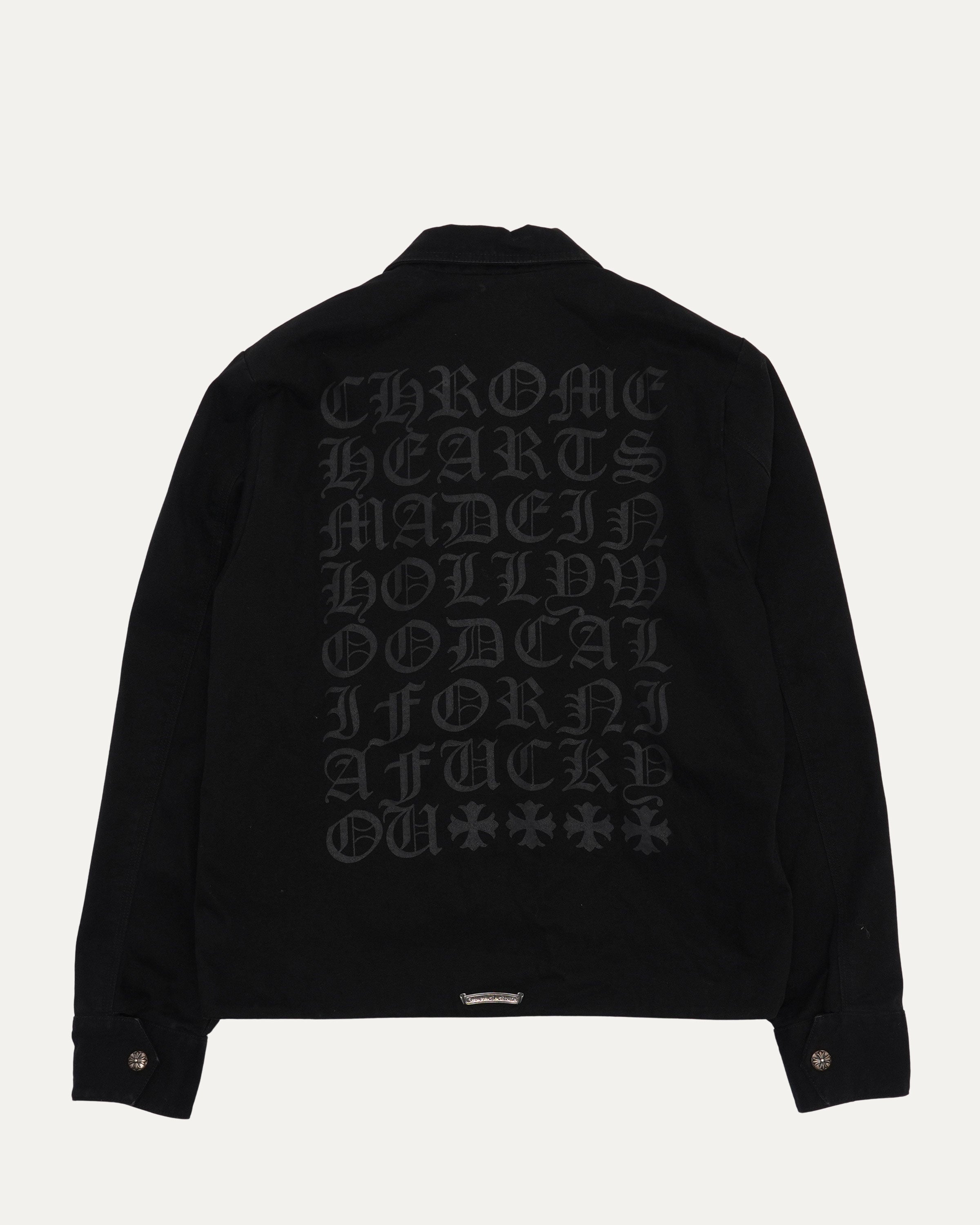 Chrome Hearts Eyechart Street Meat Jacket – Justin Reed