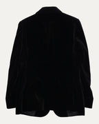Velvet One Button Blazer