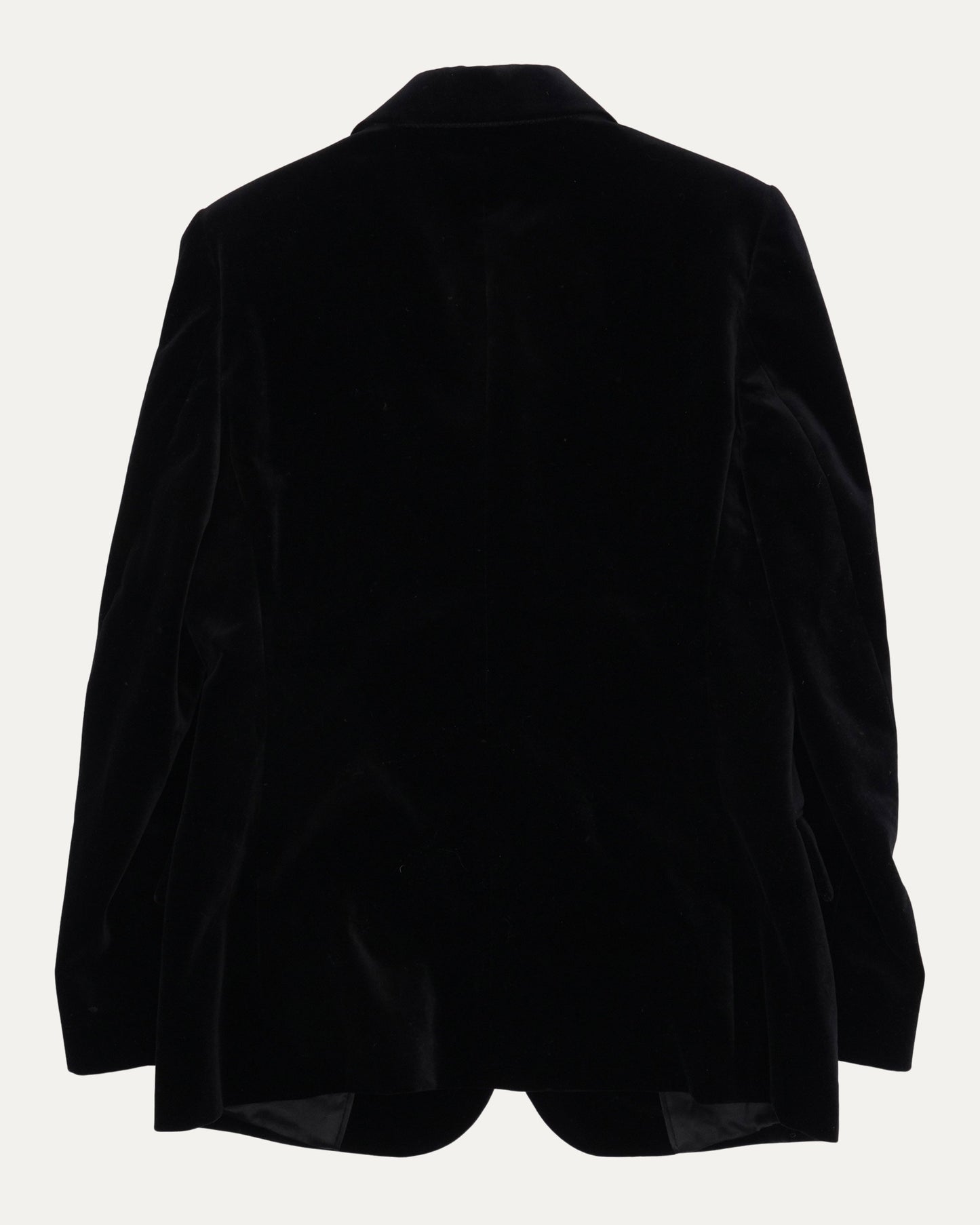 Velvet One Button Blazer