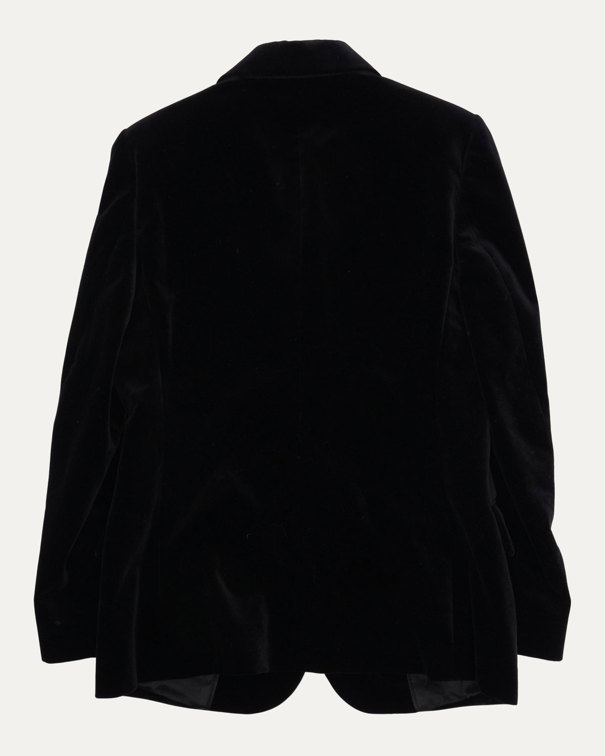 Velvet One Button Blazer