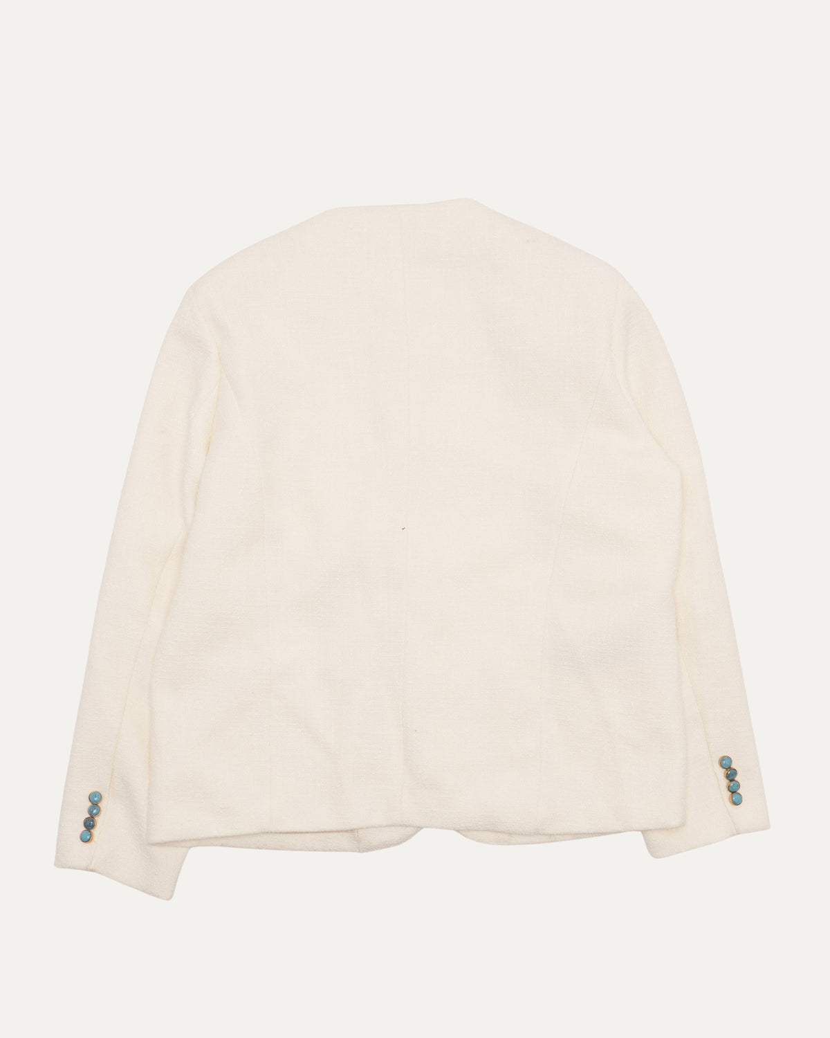 Chic Collarless Jacket