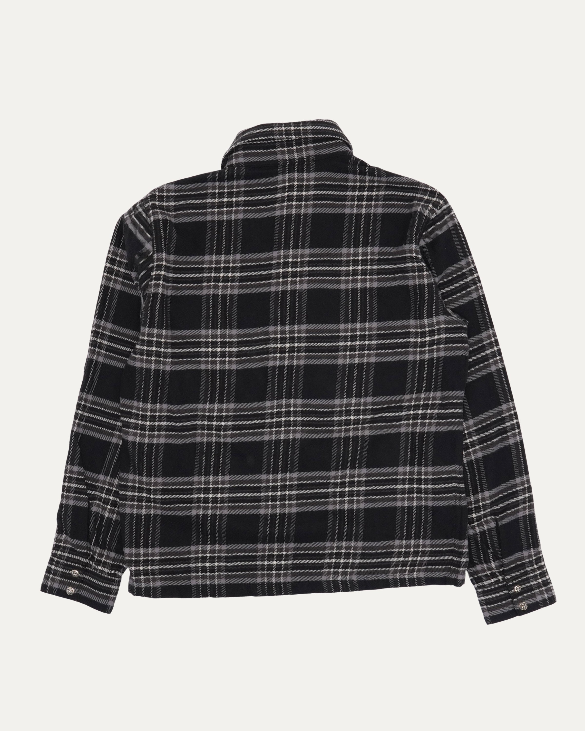 【専用】クロムハーツ 黒白チェック シャツ (WORK DOG) Chrome Hearts Flannel Work Dog Shirt – Justin Reed