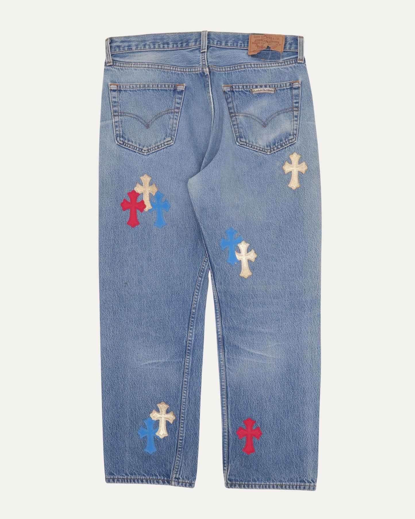 Levi's 501 Cross Patch Jeans