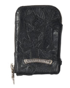Cross Patch Zip Wallet