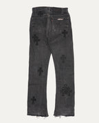 Gallery Dept. Cross Patch Flared Jeans
