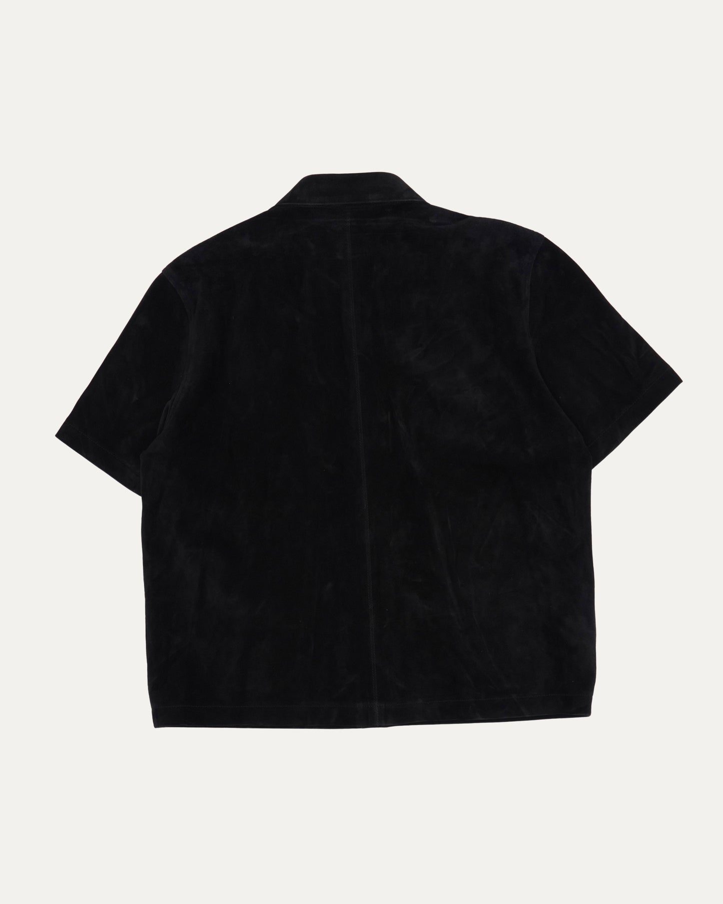 Suede Short Sleeve Shirt