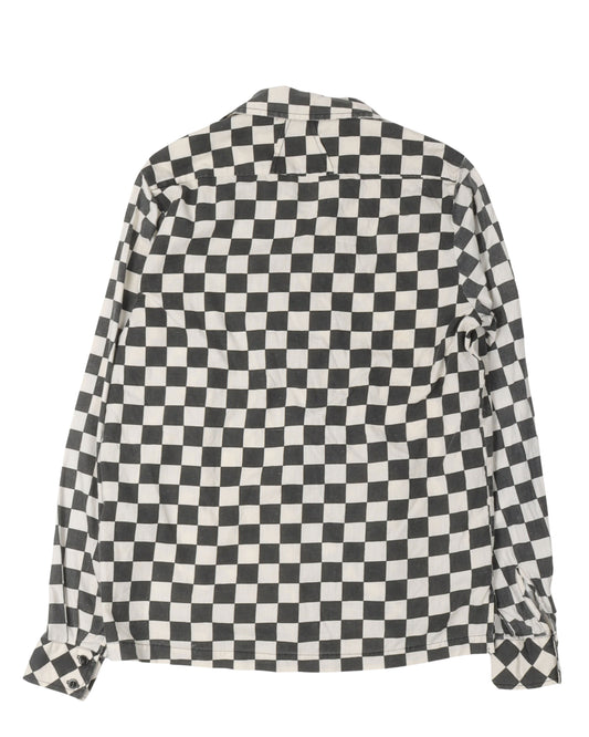 Checkered Camp Collar Shirt