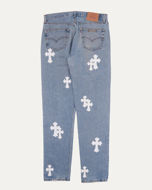 Levi's 501 Cross Patch Jeans
