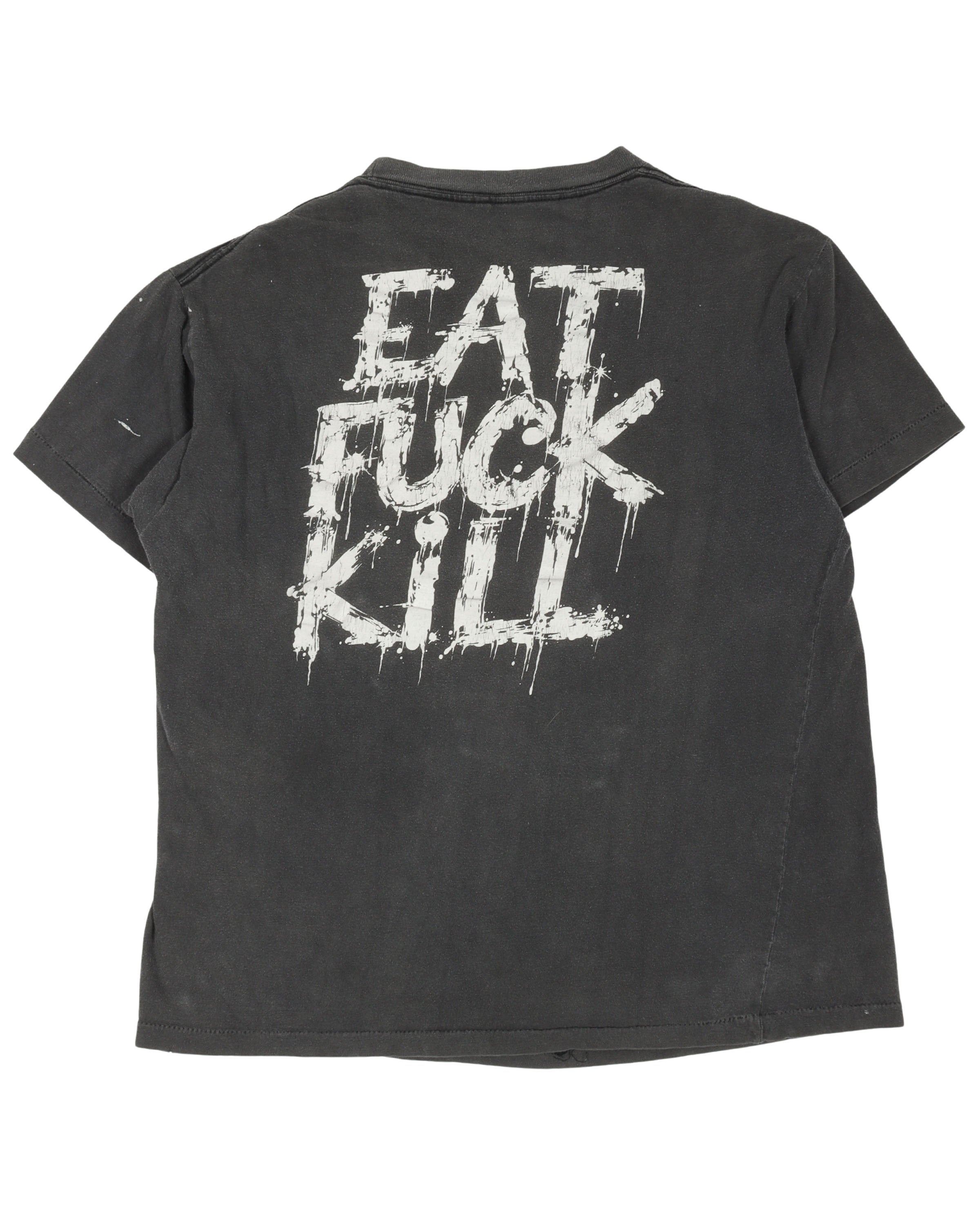 Skid Row Eat Fuck Kill Single Stitch T-Shirt