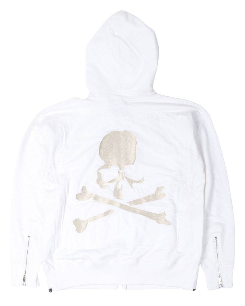 Gold Skull & Crossbones Zip Up hoodie