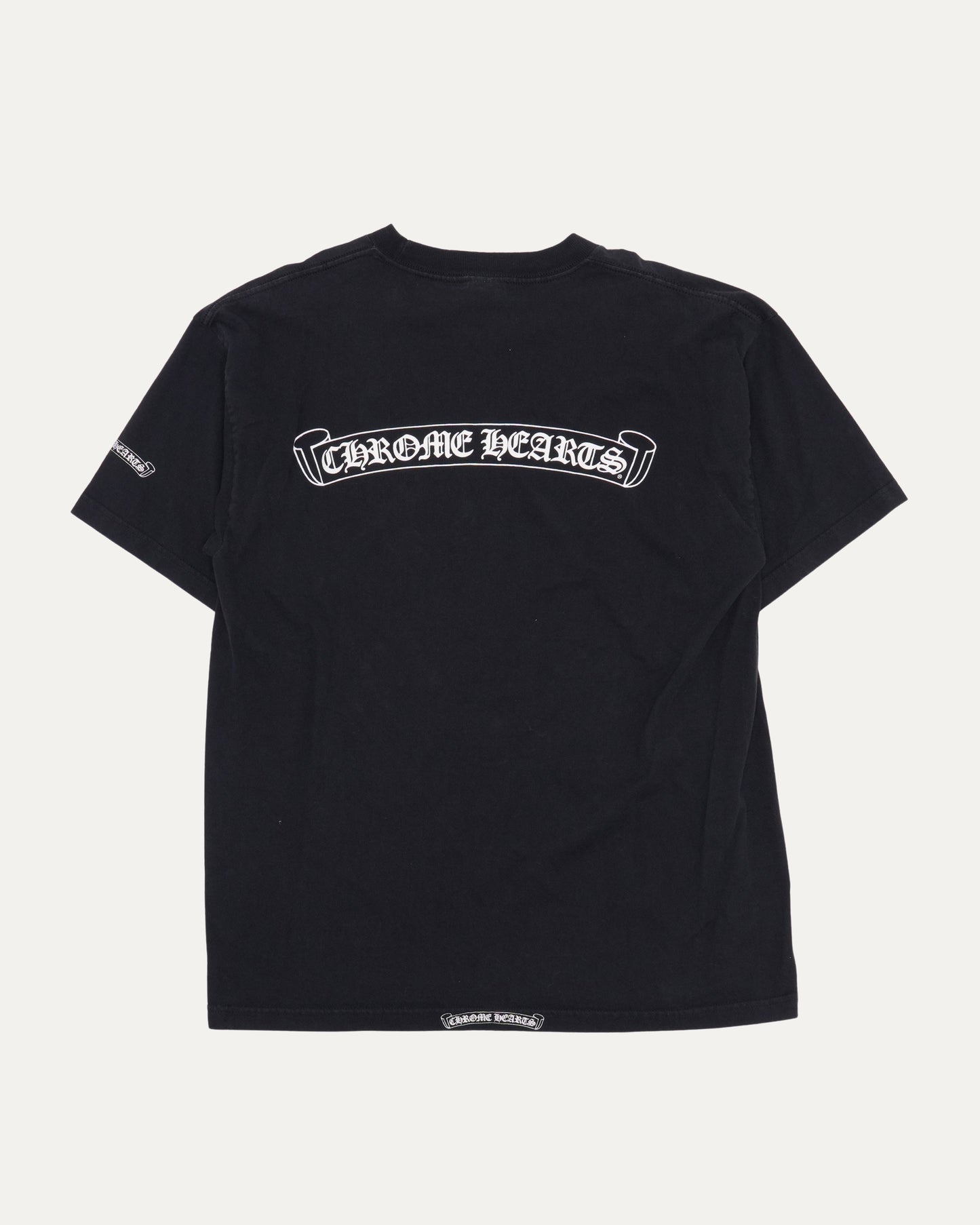 Vintage Vine Dagger Neck Logo Pocket T-Shirt