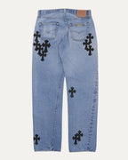 Levi's 501 Redline Cross Patch Jeans