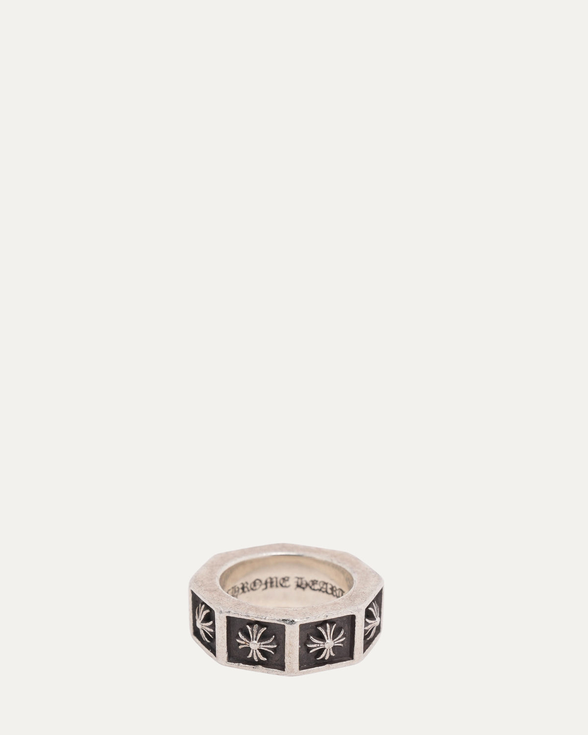 Plus Cross Block Ring