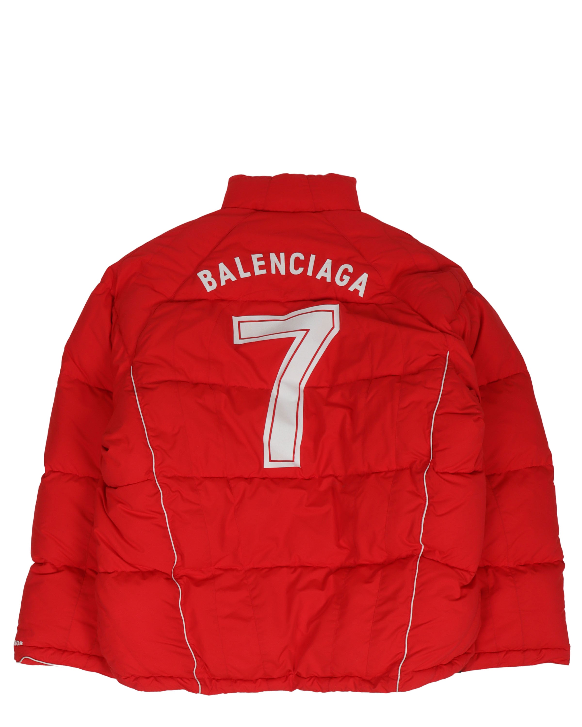 Balenciaga's Puffer Coat Is Football Gone Luxe