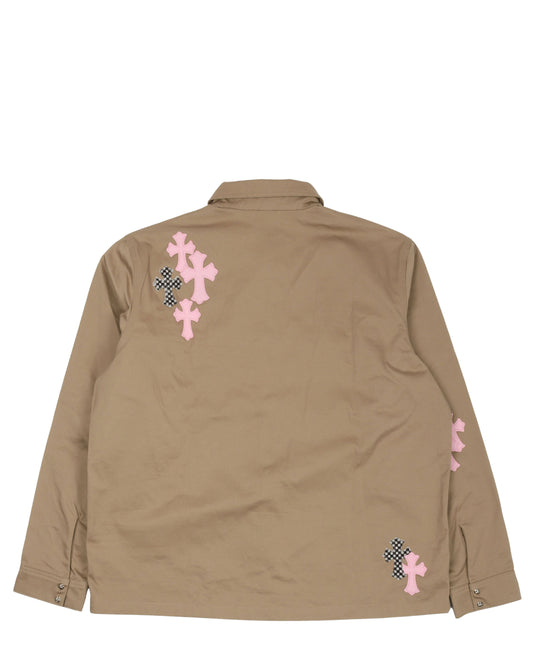 Cross Patch Work Dog Shirt