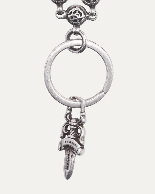 Floral Ball Key Clip