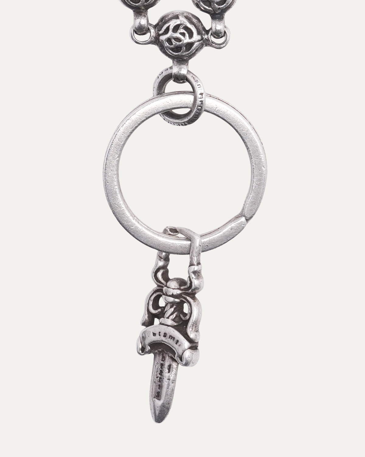 Floral Ball Key Clip