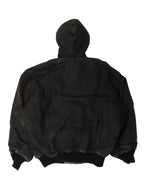 Oversized Denim Hooded Work Jacket