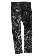 Shiny Faux Leather Pants