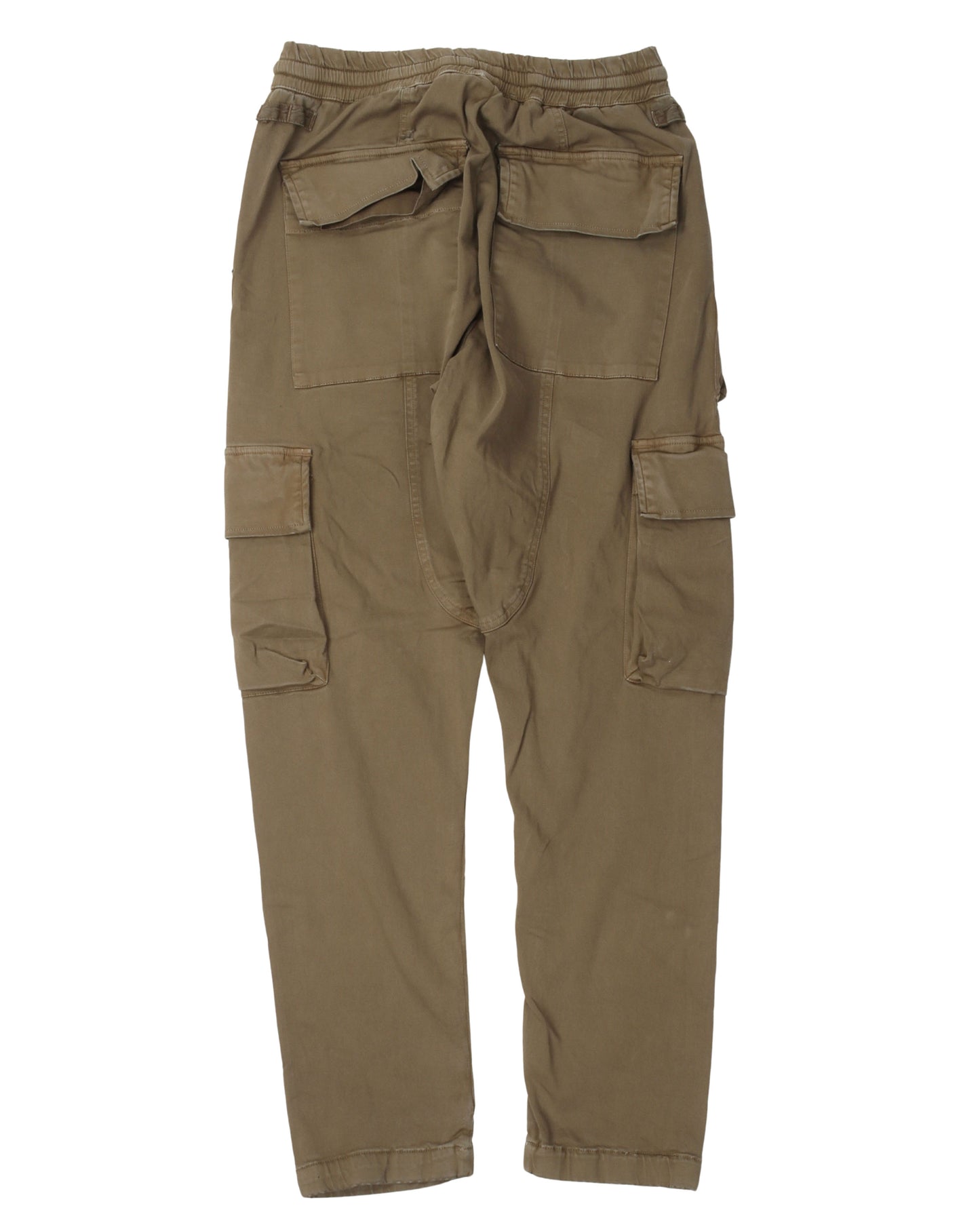 Drop Crotch Drawstring Cargo Pants