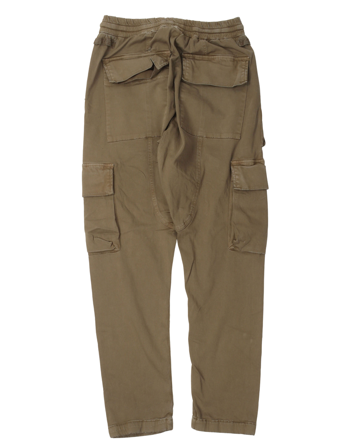 Drop Crotch Drawstring Cargo Pants