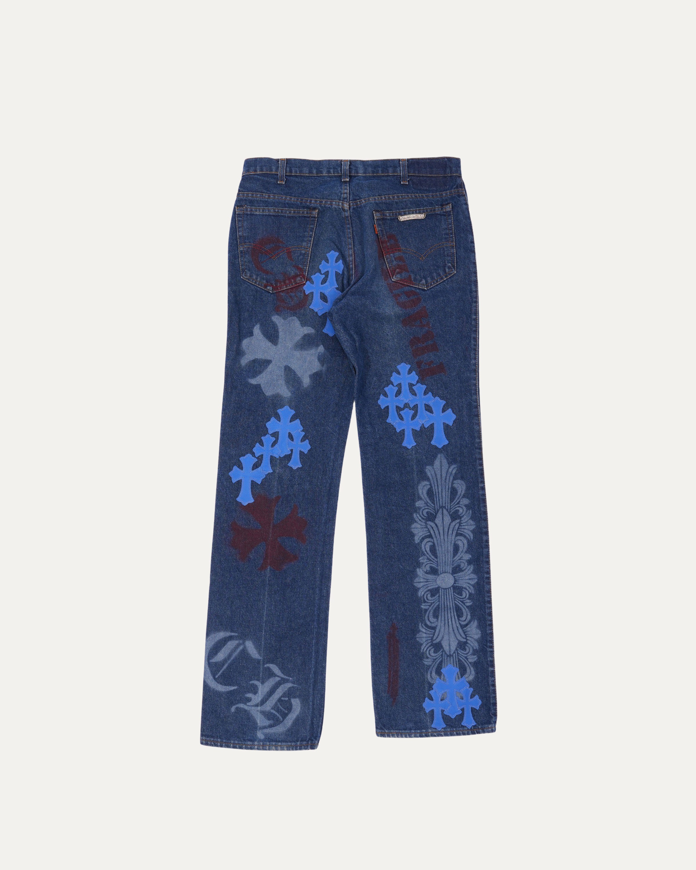 Levi's Stencil Cross Patch Jeans