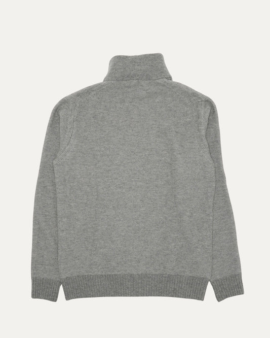 Shearling Zip Up Sweater