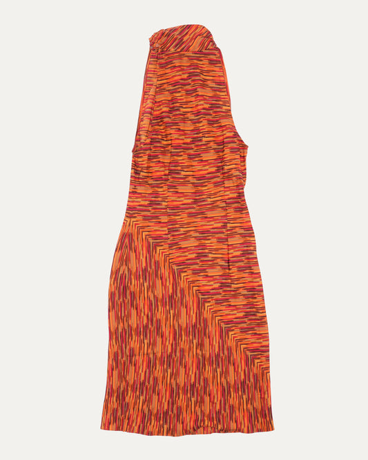 Vintage Ports International Sleeveless Silk Dress