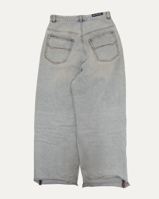 Released Hem Baggy Jeans