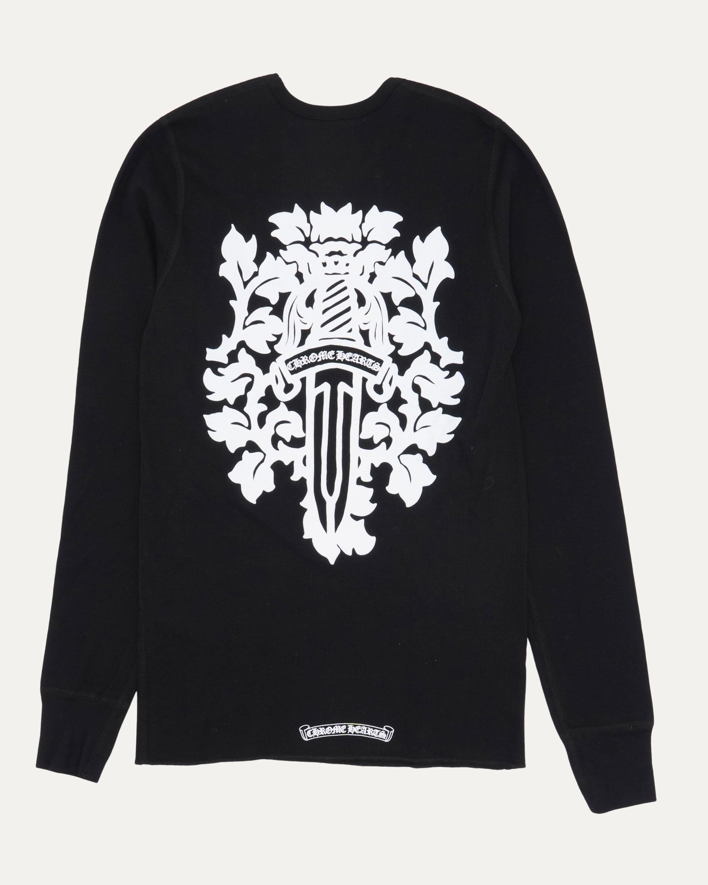 Chrome Hearts Dagger Logo Thermal Long Sleeve T-Shirt – Justin Reed