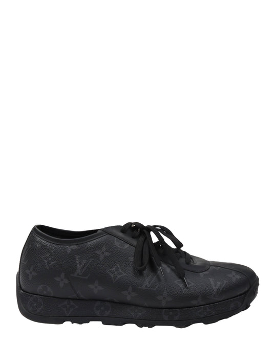 Leather Monogram Trainer