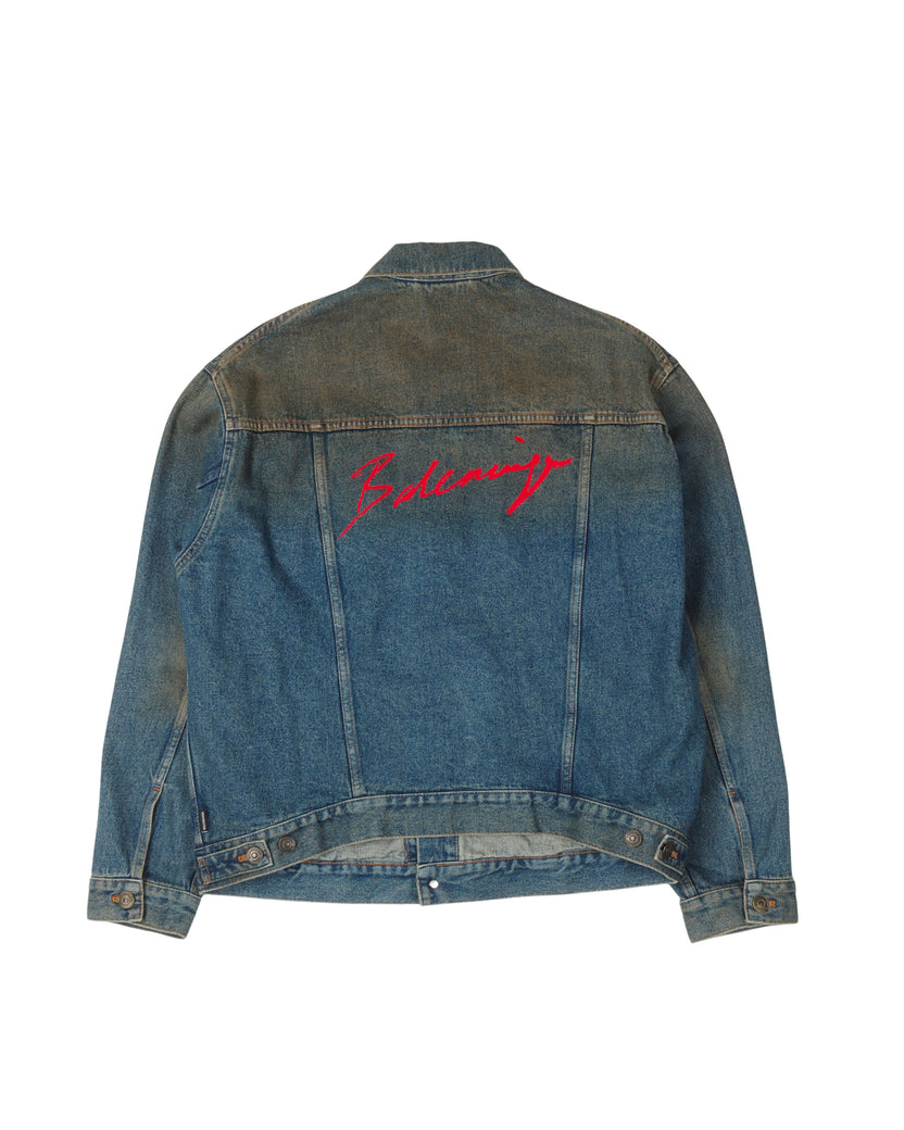 Script Logo Denim Jacket