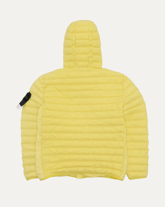 Loom Woven Down Chambers Stretch Nylon-TC Hooded Jacket