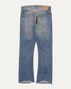 Patchwork Flare Jeans