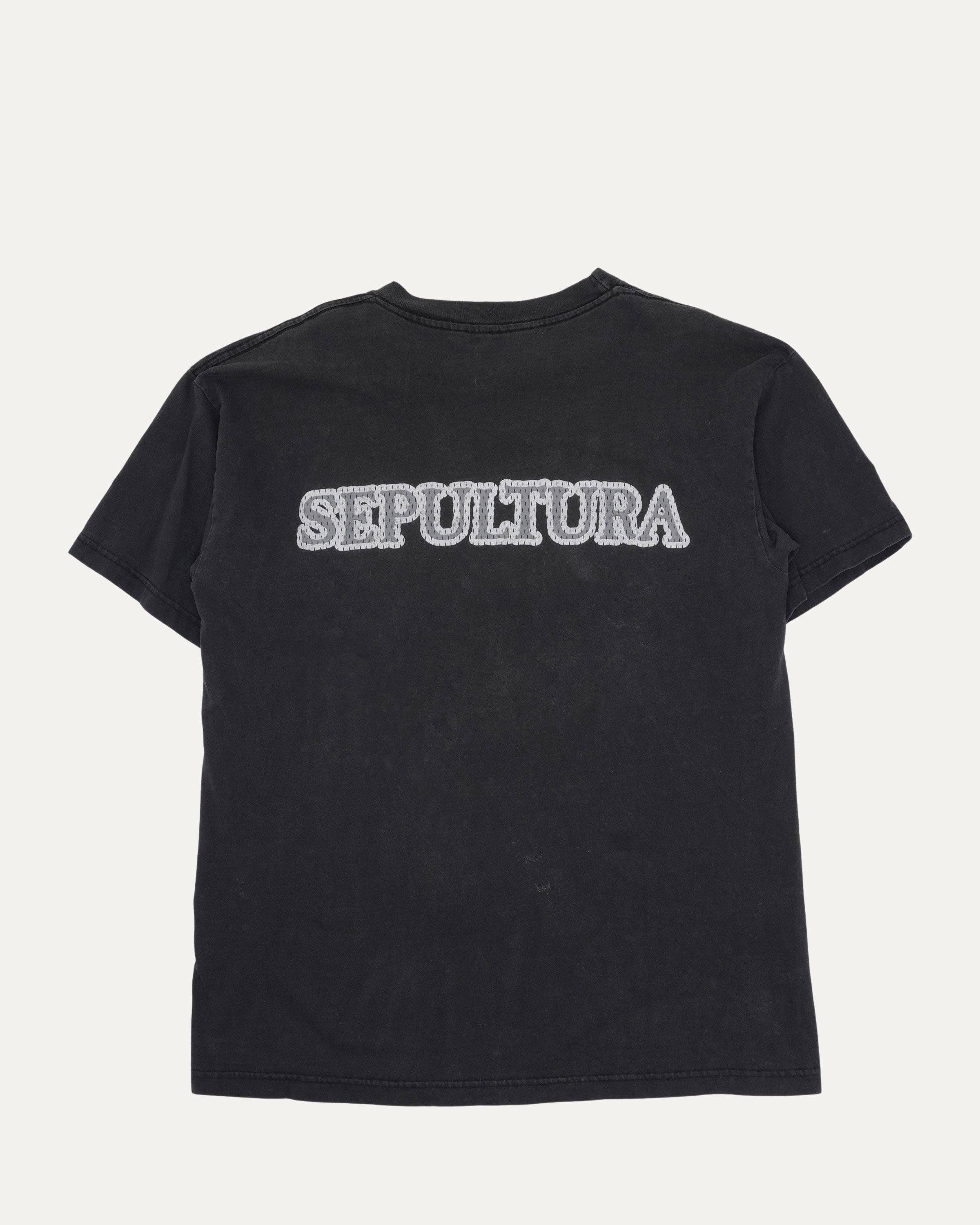 Vintage 1997 Sepultura Mesh Print T-Shirt – Justin Reed
