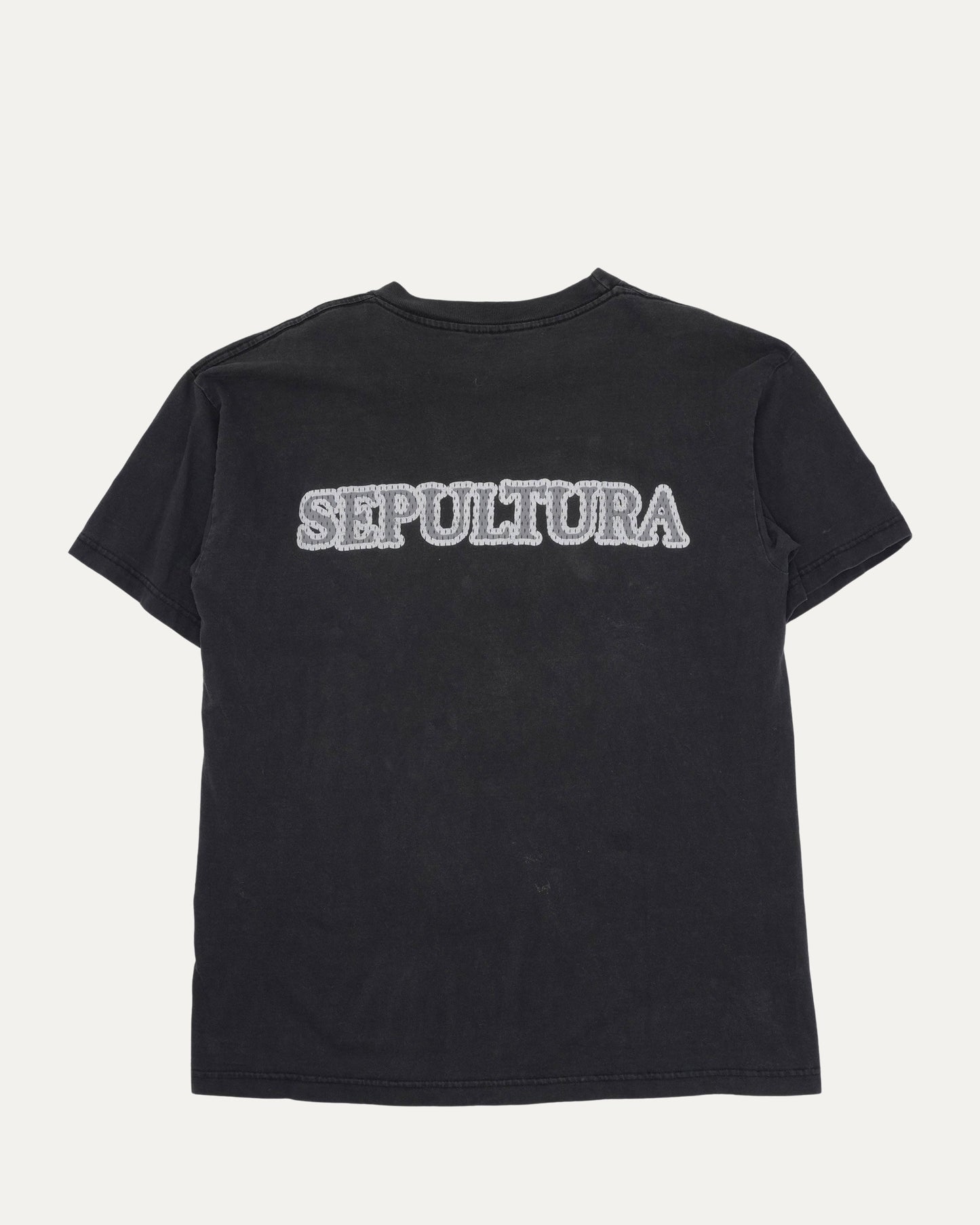 1997 Sepultura Mesh Print T-Shirt