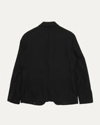Slim Fit Cropped Wool Blend Suit