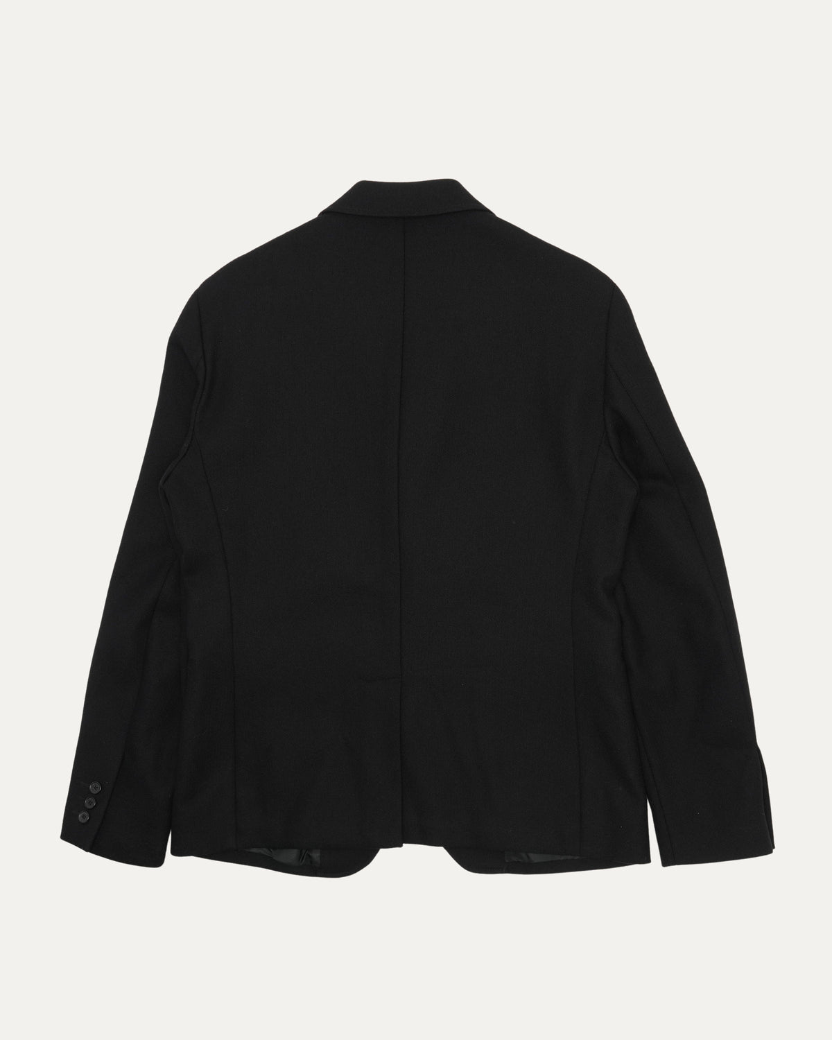 Slim Fit Cropped Wool Blend Suit